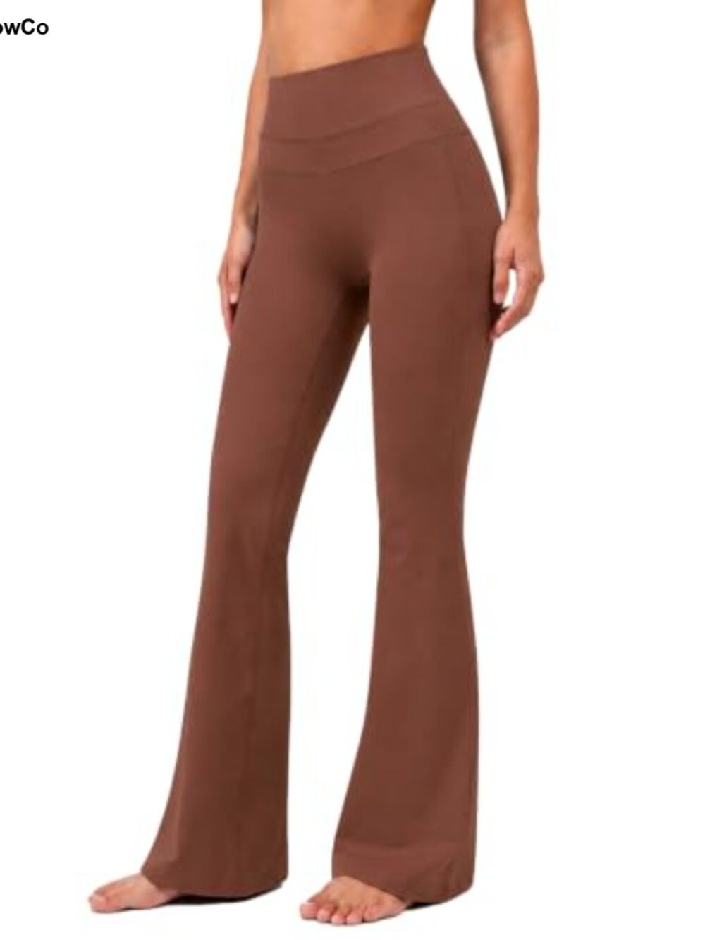 Flare Leggings No Front Seam Bootcut Yoga Pants High Waist